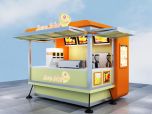 outdoor juice booth