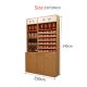 Wood Wine Display Stand & Mall Display Stand Shop Fixture with Light Box for Sale