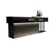 metal reception desk