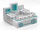 Elegant Display Cake Kiosk 