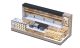 Wooden bakery bar counter with glass display showcase custom bakery shelf L shape Doughnut furniture