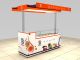 Outdoor plywood ice cream cart | gelato stand  for sale