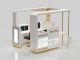Luxury Eyebrow Threading Booth New Salon Kiosk Inside Beauty New Display Counter