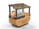 Wooden Fast Food Indoor Cart