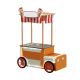 Roll ice cream display cart | outdoor attractive gelato stand for sale
