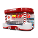 Fantastic ice cream booth design wooden fast food kiosk for sale 