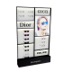 High-end wooden sunglasses display stand glass sunglasses display cabinet with factory price