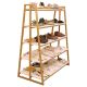 Modern Shoes Store Display Rack Customized Shoes Shop Display Shelf