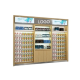 Wooden Mobile Phone Store Display Stand Wall Cellphone Accessories Shelf