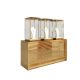 Jewelry Store Golden Display Showcase Luxury Diamond Jadeite Display Stand