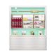 Big White Cosmetic Shop Skin Care Products Display Cabinet Design