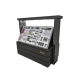 Black Cosmetic Store Display Counter Custom Makeup Display Stand Design
