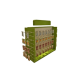 Green Cellphone Accessories Display Shelves Modern Mobile Phone Display Counter