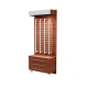 Solid Wood Optical Store Display Cabinet Modern Eyeglasses Display Shelf