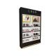 Black Customized Perfume Store Display Stand Creative Wall Display Cabinet
