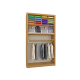 Modern Boutique Men Garment Shop Display Cabinet Clothing Wall Unit