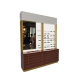 Retro Optical Store Eyeglasses Display Cabinet Custom Sunglasses Display Shelf