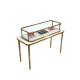 Delicate Stainless Steel Jewelry Display Showcase Jewelry Shop Display Counter