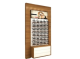 Solid Wood Wall Eyeglass Display Shelf Optical Shop Display Rack