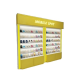 Yellow Cellphone Store Display Cabinet Delicate Mobile Phone Display Shelf