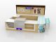 Fancy Bakery Kiosk Wood Cake Showcase For Shop