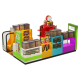 Fancy toys display kiosk kids toys display stand with wood shelves for sale 