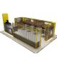 Special design for hair dress stand | mall barber kiosk for sale