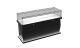 Black Matte Luxury Jewelry Display Cabine