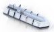 Huge Boat Glasses Kiosk Sunglasses Display Bar Mall Inside Glasses Display Counter