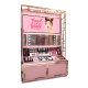 Cosmetic Shop Indoor Fixture Popular Salon Makeup Wall Case