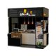 Elegant Coffee Dessert Booth Small Food Cart Custom Expresso Retail Kiosk