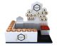 Small Mall Honey Display Kiosk Retail Best Food Display Stand Design