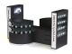 Shopping Mall Retail Crystal Display Kiosk Unique Customized Retail Stand Design