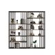  Iron Work Office Display Cabinet