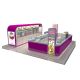 Frozen yogurt counter bar design | self-service ice cream stand