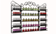 Fashion Nail Polish Display Rack Wall Nail Beauty Shop Display Shelf