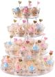 Round Cupcake Acrylic Display Shelves
