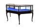 Octagon Horizontal Jewelry Display Counter New Custom Retro Style Jewelry Display Case