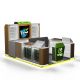 4m by 3m phone accessories booth modern phone repair kiosk used in Saudi Arabia