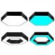 led hexagonal lamp