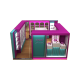 Fantastic perfume display kiosk cosmetic display cabinet design with shelves used in mall