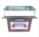 Jewelry display showcase transparent and bright cabinet shopping retail glass cabinet