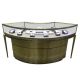 Curved Jewelry Display Cases