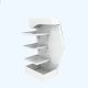 Simple display shelving retail display rack for sales clothing shelving
