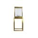 Modern Stainless Steel Jewelry Display Showcase Durable Small Necklace Display Tower