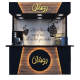 Mini retail wooden coffee booth design outdoor use coffee kiosk with factory price 