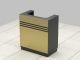 Golden stainless steel cash counter jewelry shop checkout counter for sale 