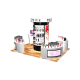 Modern Shopping Mall Perfume Kiosk High-end Perfume Display Counter Design