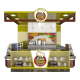 Factory price fast food booth with fresh juice counter for sale 