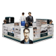 Practical Glasses Outlets Sunglasses Display Kiosk Retail Optical Showcase